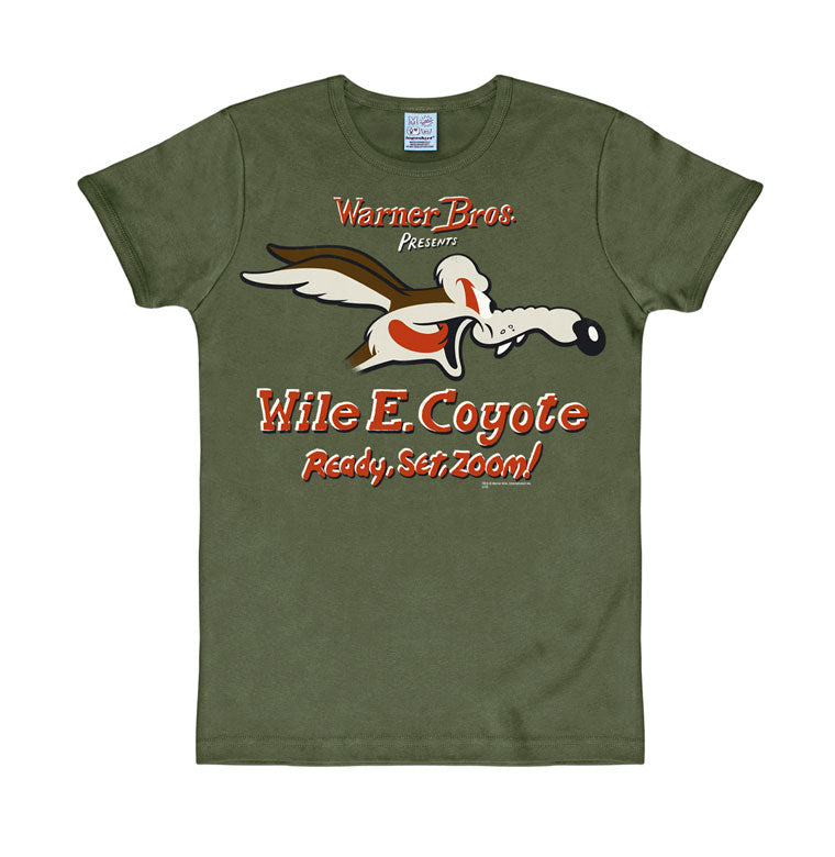 Looney Tunes - Coyote - T-Shirt Unisex - dark olive