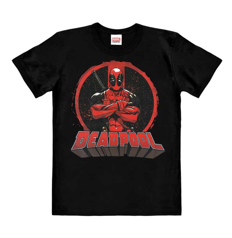 Marvel - Deadpool - Circle - T-Shirt Unisex - black