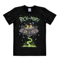 Rick & Morty - Spaceship - T-Shirt Unisex - black