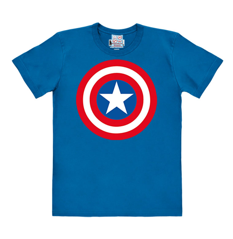 Marvel - Captain America - Shield - T-Shirt Unisex - azure blue