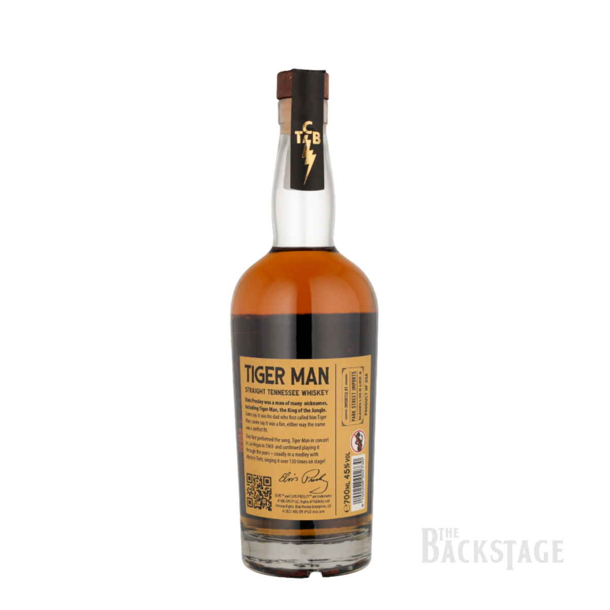 Elvis Straight Tennessee Whiskey - 70cl - 45%