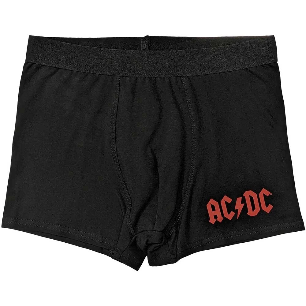 AC/DC Boxers Unisexe : Logo (Noir)