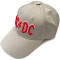 Casquette de Baseball Unisexe AC/DC : Logo Rouge (Sable)