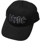 Casquette de baseball unisexe AC/DC : Logo noir (Noir)