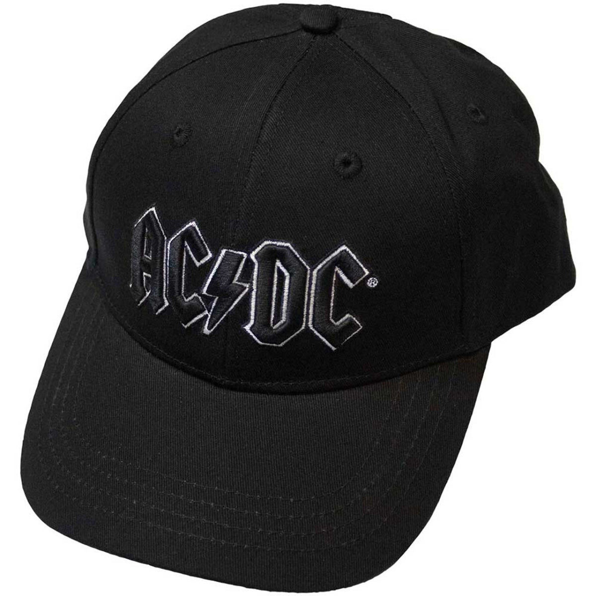 Casquette de baseball unisexe AC/DC : Logo noir (Noir)