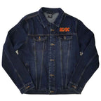 Blouson en jean unisexe AC/DC : About To Rock (Imprimé au dos) - bleu denim