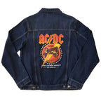 Blouson en jean unisexe AC/DC : About To Rock (Imprimé au dos) - bleu denim