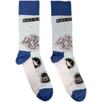 AC/DC Unisex Ankle Socks: Icons (Blue) (EU Size 40 - 45)