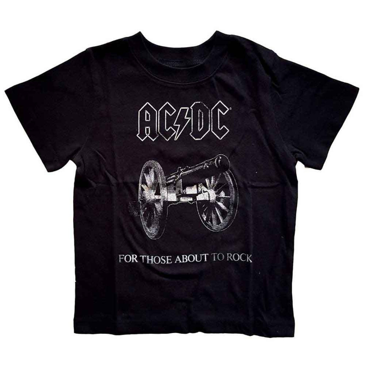AC/DC Kids Toddler T-Shirt : About to Rock (Noir)