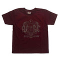 AC/DC Kids T-Shirt: Black Ice (Maroon Red)