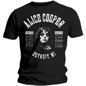Alice Cooper - School's Out Lyrics - black (DC)
