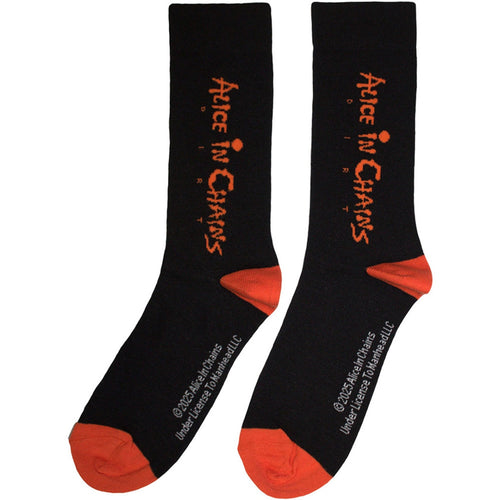 Chaussettes de cheville unisexe Alice In Chains : Logo (Noir) (Taille UK 6 - 11)