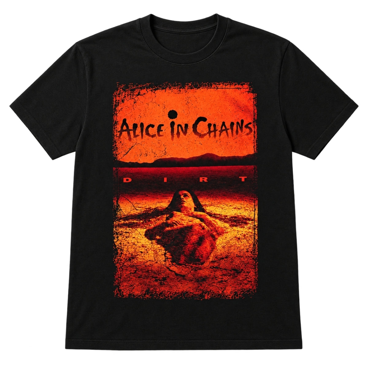 Alice In Chains - Dirt Album Cover - black