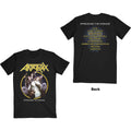 Anthrax - Spreading The Disease Track list (Back Print) - black