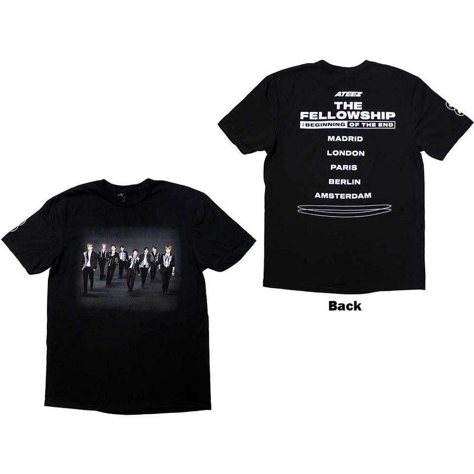 ATEEZ - Fellowship Tour Euro Photo (Black) (Back Print & Ex-Tour)