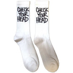 The Beastie Boys Unisex Terry Socks: Check Your Head (White) (EU Size 40 - 45)