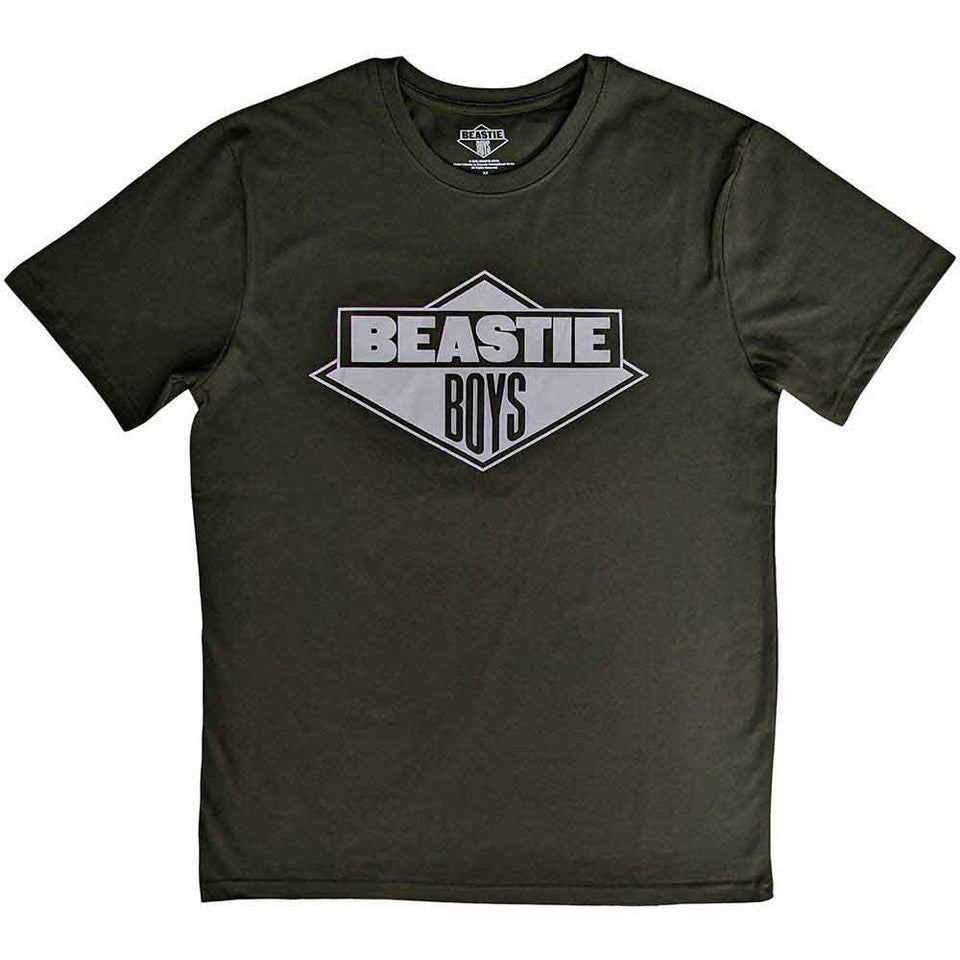 The Beastie Boys - Black & White Logo - green