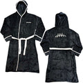 The Beatles Unisex Bathrobe: Abbey Road (Black & White) (Back Print)