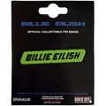 Billie Eilish Pin Badge: Racer Logo