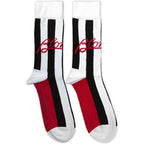 Blondie Unisex Ankle Socks: Parallel Lines (White) (EU Size 40 - 45)