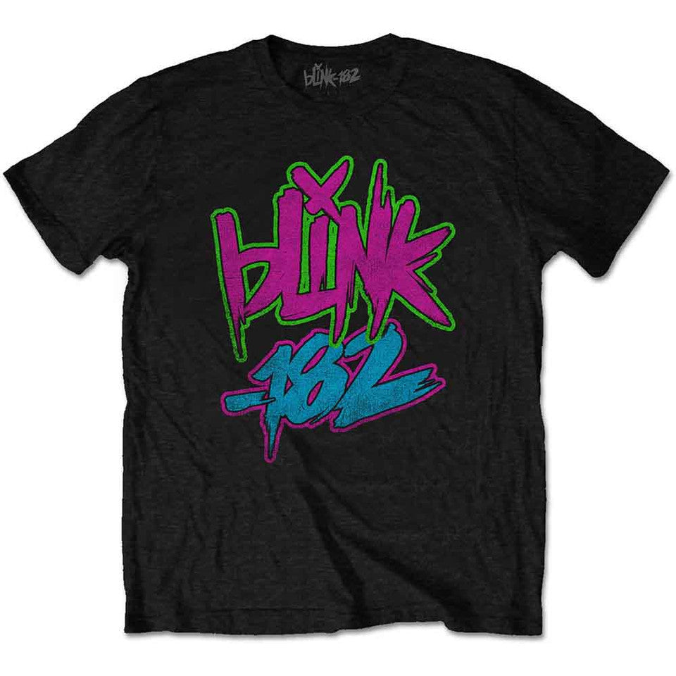 Blink-182 - Neon Logo - black