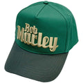 Bob Marley Unisex Baseball Cap: Text Logo (Green)