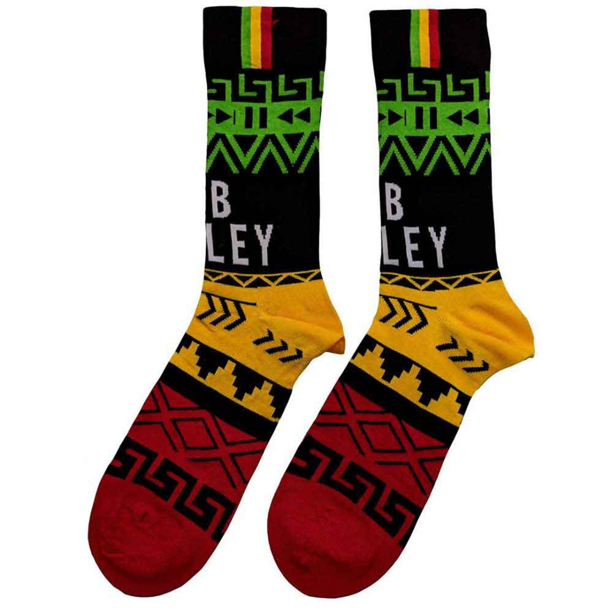 Chaussettes de cheville unisexe Bob Marley : Press Play (Noir) (Taille UK 7 - 11)