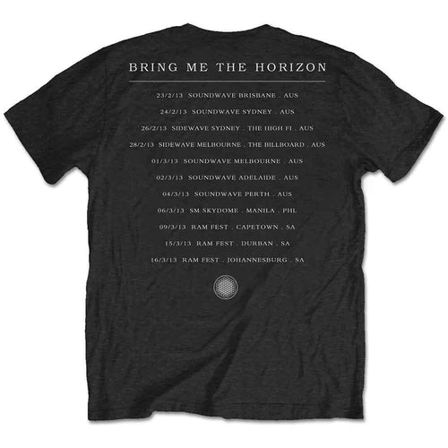 Bring Me The Horizon - Sempiternal Tour (Dos Imprimé) - noir