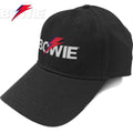 Casquette de baseball unisexe David Bowie : logo éclair Aladdin Sane (Noir)