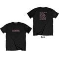 BlackPink - The Album Track list (Black) (Back Print)