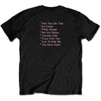 BlackPink - The Album Track list - black (Back Print)