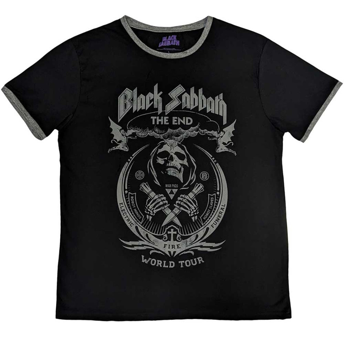 Black Sabbath - The End Mushroom Cloud - black