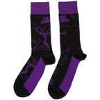 Black Sabbath Unisex Ankle Socks: Logo & Demon (Black) (EU Size 40 - 45)