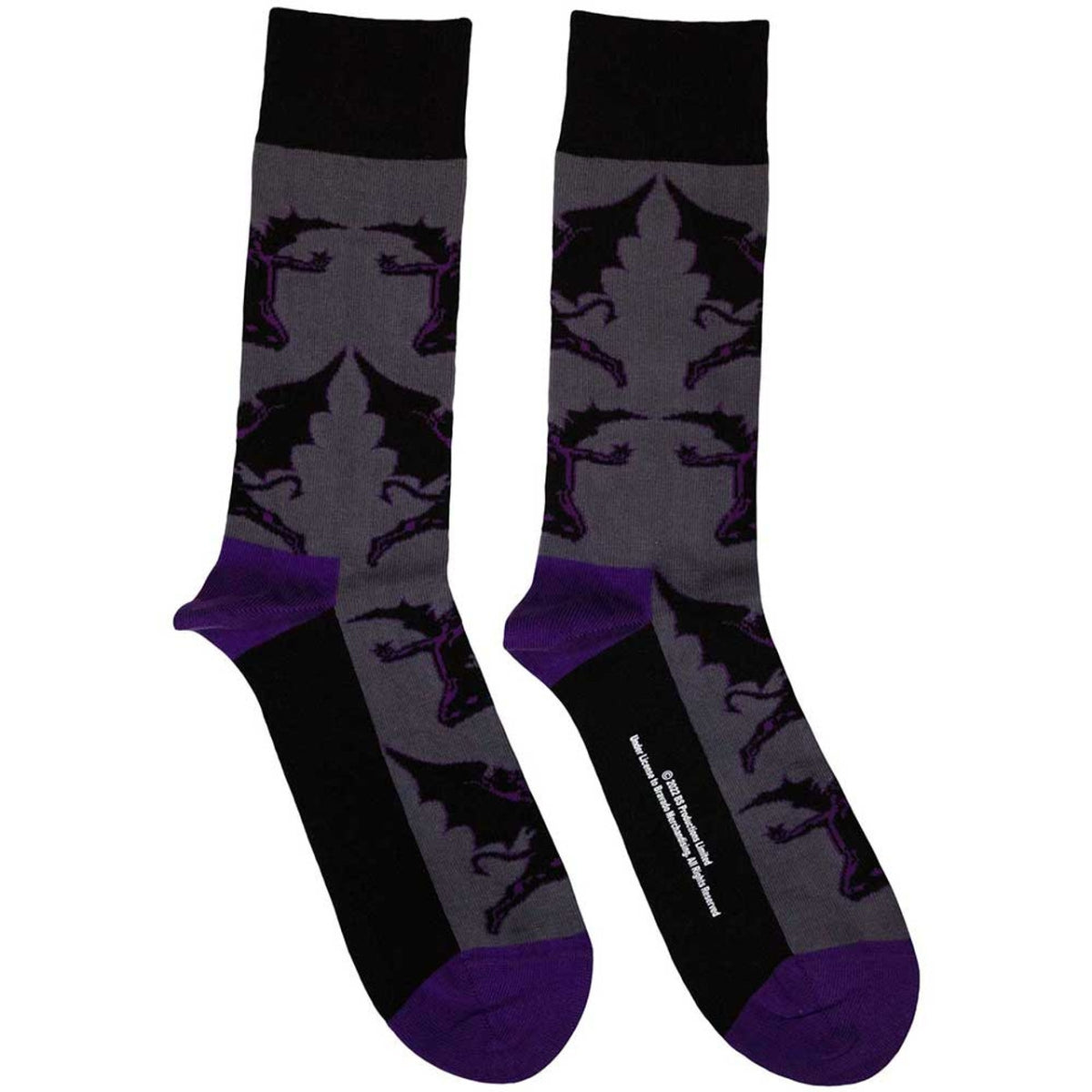 Black Sabbath Unisex Ankle Socks: Demons (Black) (UK Size 7 - 11)