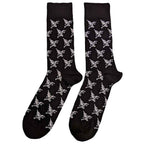 Black Sabbath Unisex Ankle Socks: Demon Pattern (Black) (EU Size 40 - 45)