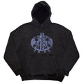 Black Sabbath Unisex Stone Wash Pullover Hoodie: Angels (Wash Collection) - charcoal gray