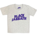 T-shirt Enfant Black Sabbath : Wavy Logo (Gris Chiné)