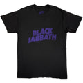 Black Sabbath - Logo ondulé vintage - noir