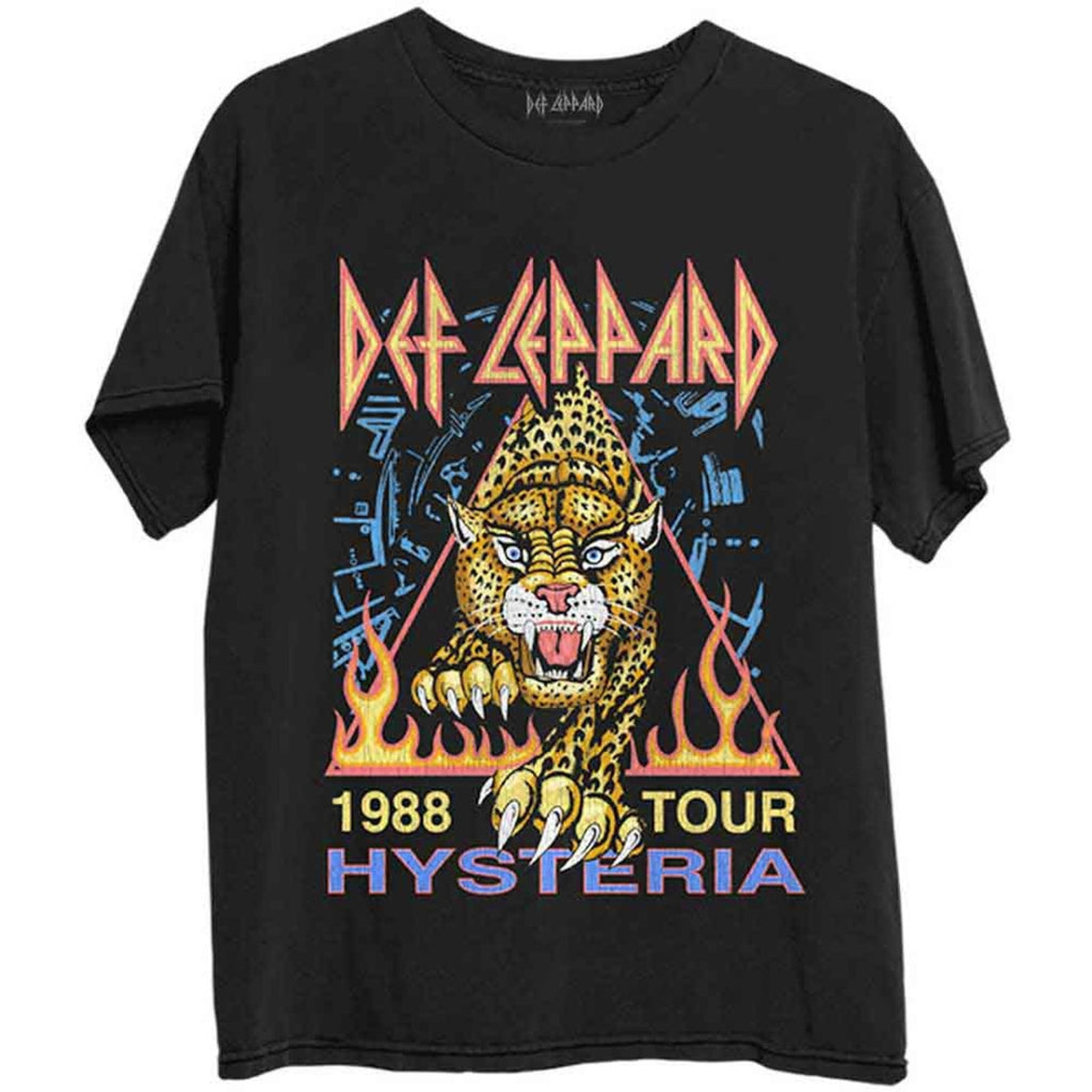 Def Leppard - Hysteria '88 (Back Print) - black