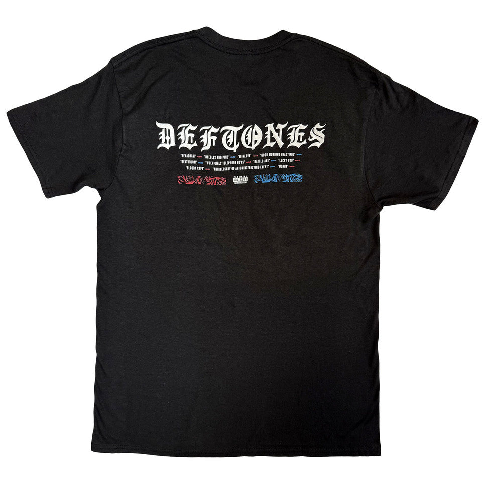 Deftones - Static Skull (Back Print) - black