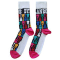 Chaussettes Bob Dylan unisexes : Motif guitare (noir et multicolore) (Taille UK 7 - 11)
