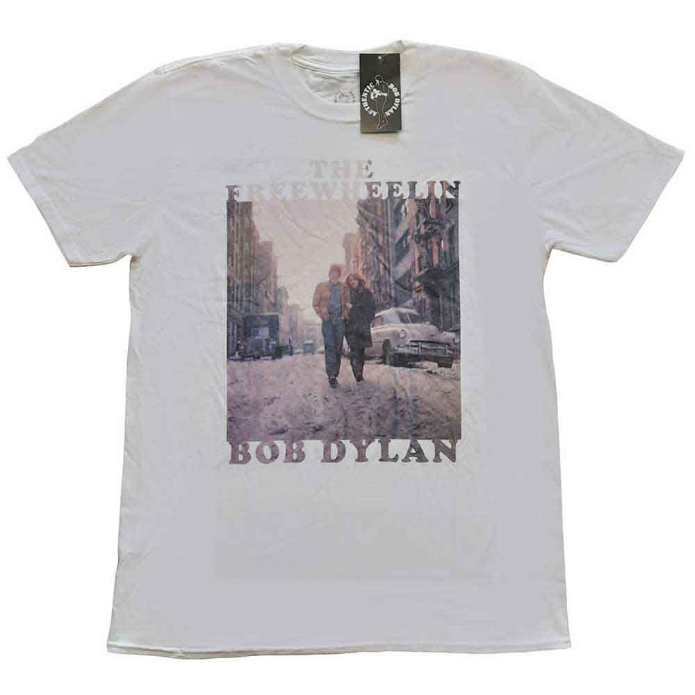Bob Dylan - The Freewheelin' - white