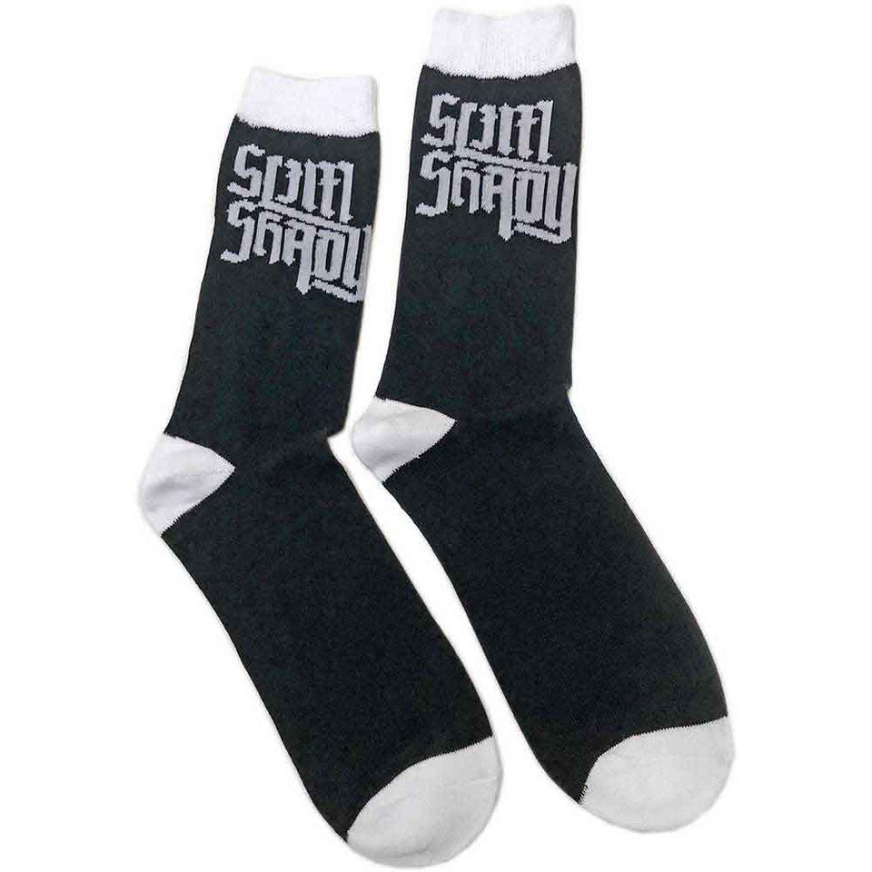 Chaussettes de cheville unisexe Eminem : Slim Shady (Noir) (Taille UK 7 - 11)