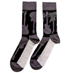 Eric Clapton Unisex Ankle Socks: Guitars (Gray) (US Men's Size 8 - 12 / US Women's Size 9 - 13)