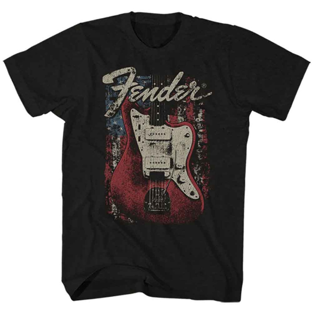 Fender - Guitare vieillie - noir