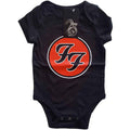 Grenouillère bébé Foo Fighters : Logo FF (Noir)