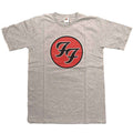 T-shirt Foo Fighters enfant : Logo FF (Gris Chiné)