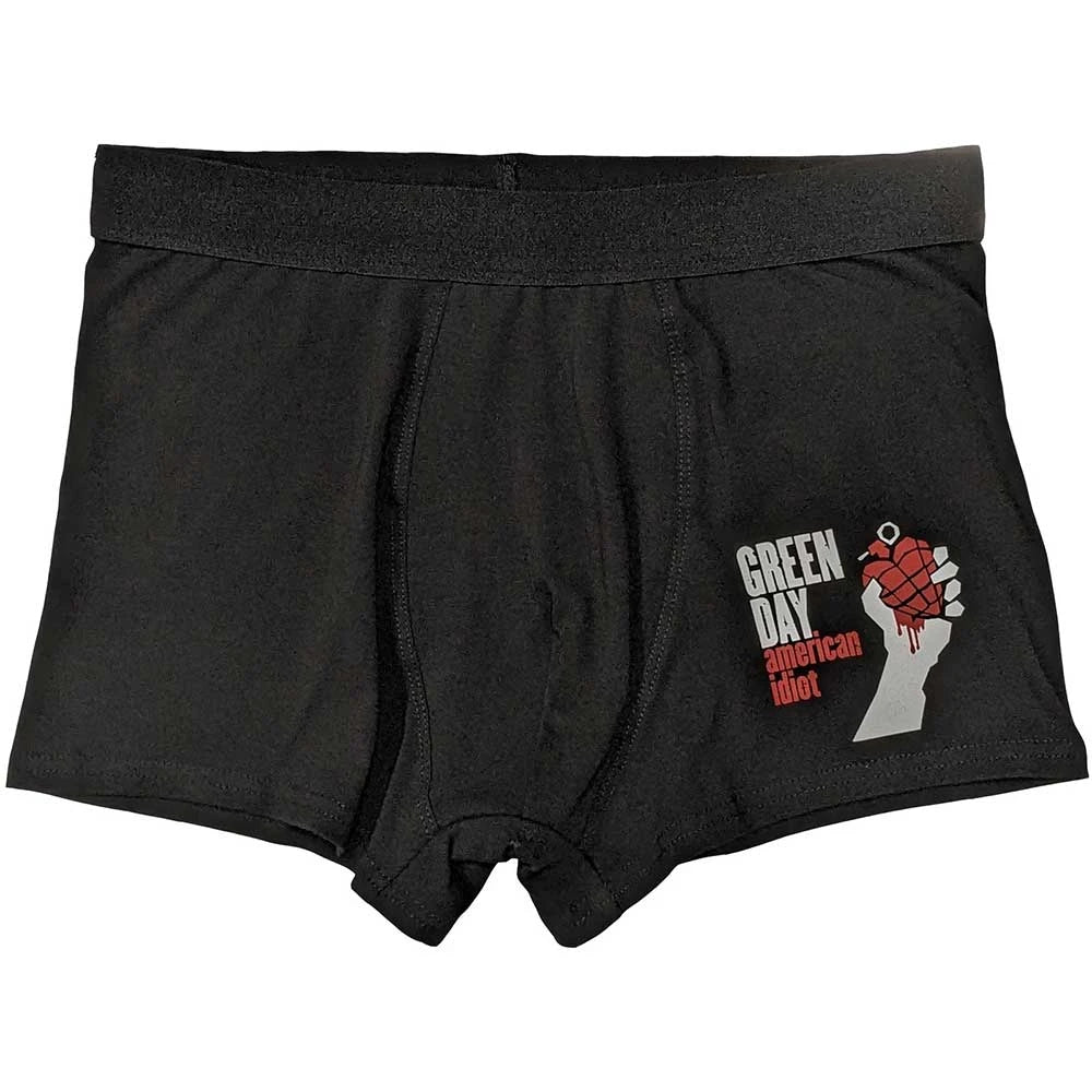 Boxer unisexe Green Day : American Idiot (Noir)