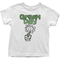 Green Day Kids Toddler T-Shirt: Flower Pot - (White)