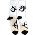 Chaussettes de cheville unisexes Ghost : Symbole Mono (blanc) (taille britannique 7 - 11)